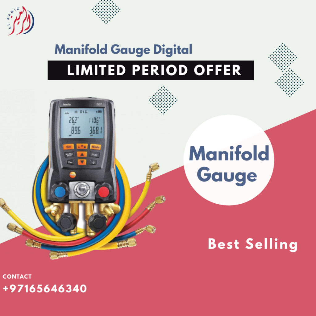 Manifold Gauge Digital Al Ramiz Equipment