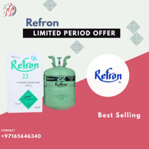 Refron refrigerant gas in a canister