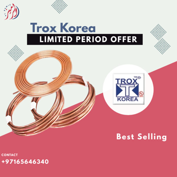 Trox Korea Copper coils by Alramiz Equipment