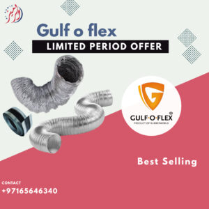 Gulf-O-Flex flexible duct and connector for HVAC systems