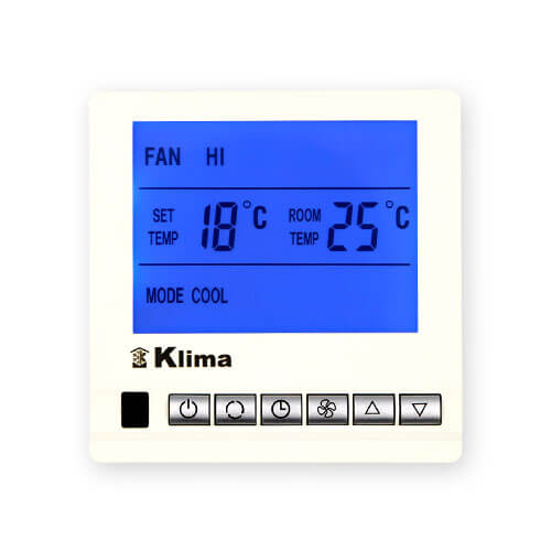 Klima KL5500 220V Central AC Thermostat - Control your home's central air conditioning from anywhere.